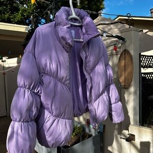 Bershka puffer jacket cropped M size